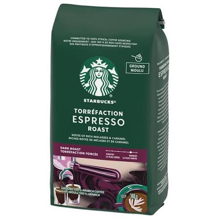 STARBUCKS ESPRESSO TORR 340G