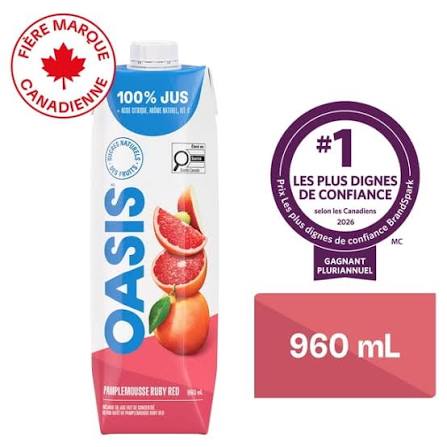 OASIS JUS PAMPLEMOUSSE 960ML