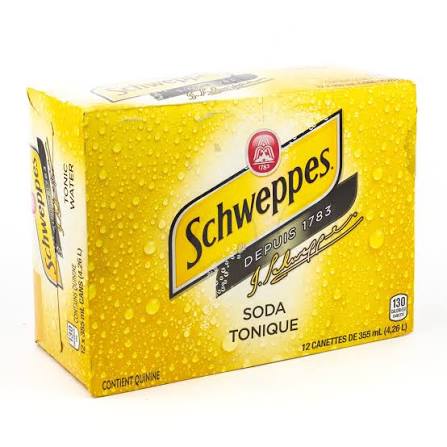 SCHWEPPES SODA TONIQUE 12x355ML