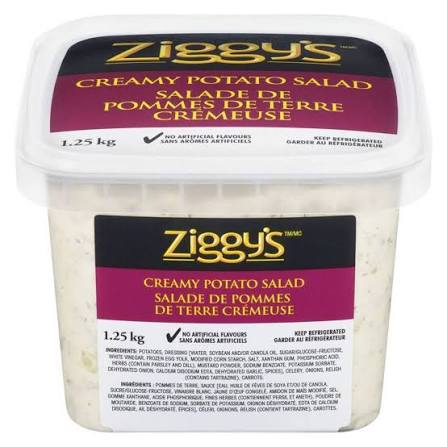 Ziggys salade patates crem 454g