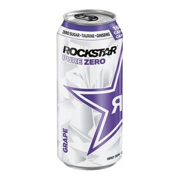 ROCKSTAR PURE ZERO GRAPE 473ML