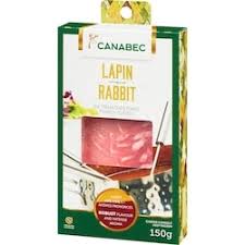 Canabec lapin tranches 150g