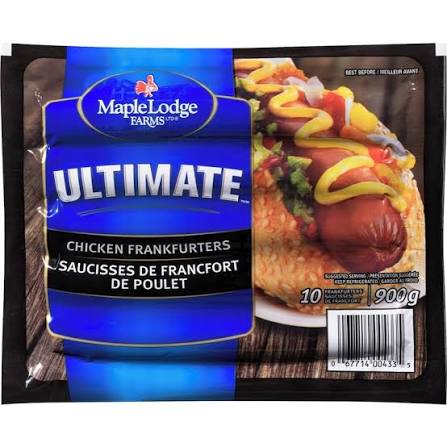 Ultimate  Saucisse Poulet 900G