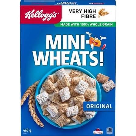 Mini wheats cereal orig 460g