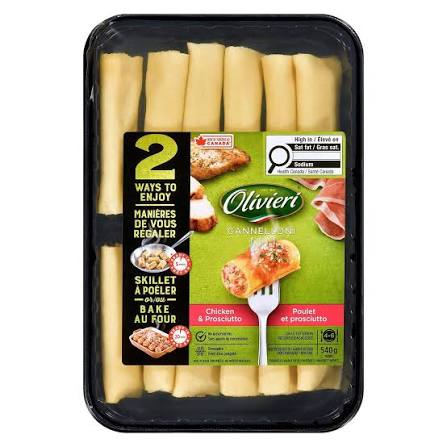 Olivieri cannelloni prosciu 540g