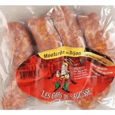 Saucisse moutarde 325g