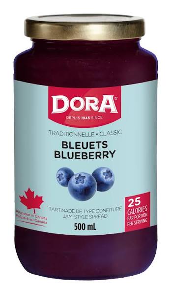 Dora tartinade bleuets 500ml