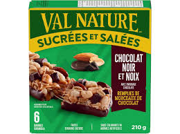 Val nat choco noir noix 210g