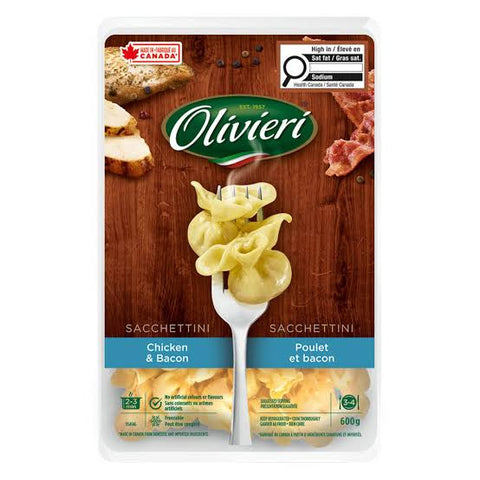 Olivieri sacchettini poulet bacon 600g