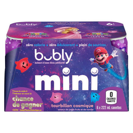 BUBLY PETITS FRUITS VANILLE 6x222ML