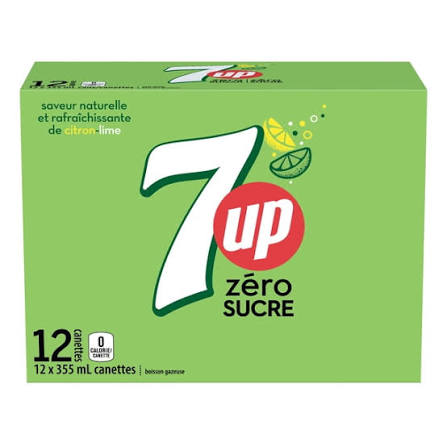 7UP ZERO 12x355ML