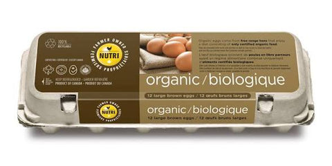 Nutri oeufs bruns gr 12un