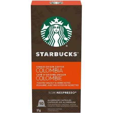 STARBUCKS ORIGIN COLMBN CPSLS 57G