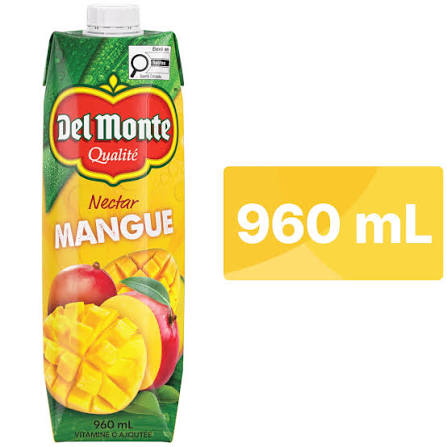 DEL MONTE NECTAR MANGUE 960ML