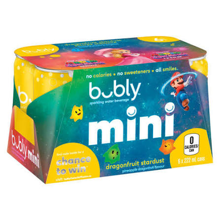 BUBLY PITAYA ANANAS 6x222ML