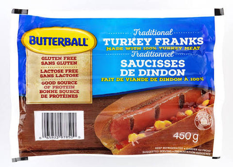 Bball Franks Turkey 450G