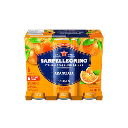 ARANCIATA PETILLANTE A L ORANGE 4X330ML 8.49 $