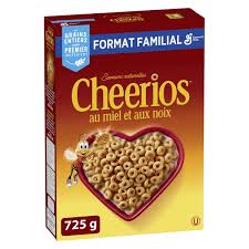 Gm cheerios miel noix 725g