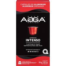 AGGA INTENSO ESPRESSO CAPSULES 53G