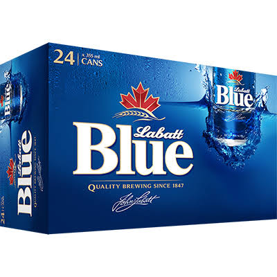 Labatt Bleue Can 24x341 Ml