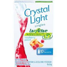 CRYSTAL LIGHT FRAMB PECHE 54G