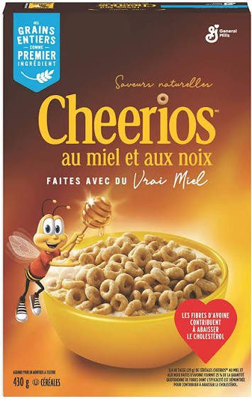 Gm cheerios miel noix 430g