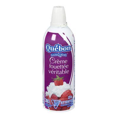 Québon crème fouettée véritable 225g