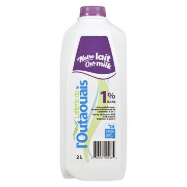 Outaouais lait 1% 2l