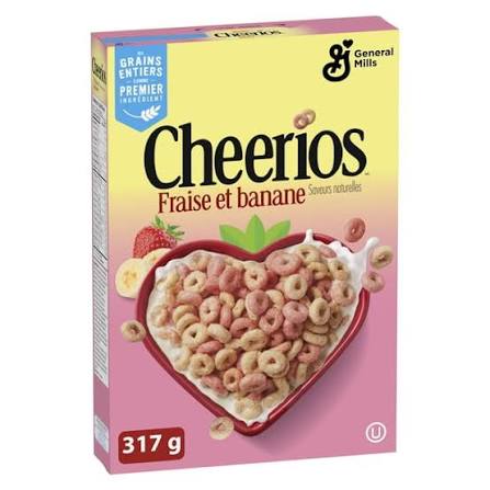 Cheerios fraise banane 317g