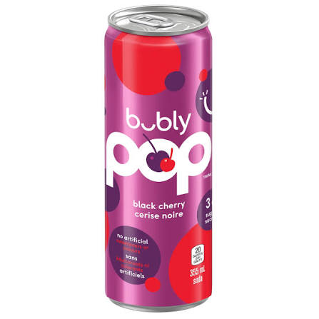 BUBLY POP CERISE NOIRE 355ML