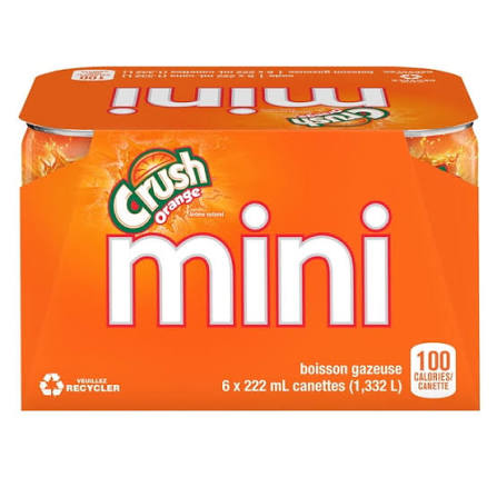 CRUSH ORANGE 6x222ML