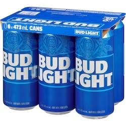 Bud Light Biere 6x473ML