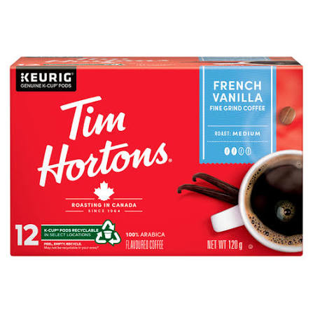 TIM HORTONS K CUP VAN FR 120G