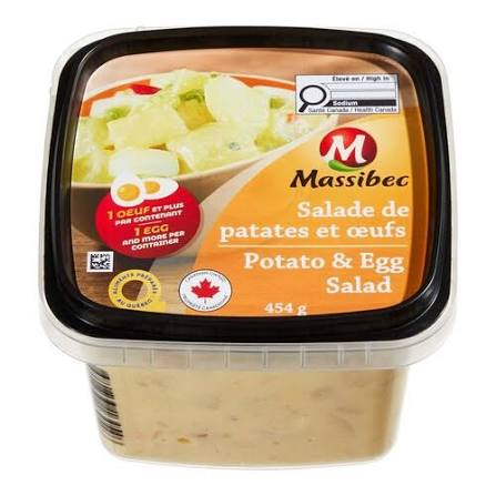Salade patate oeufs 454g