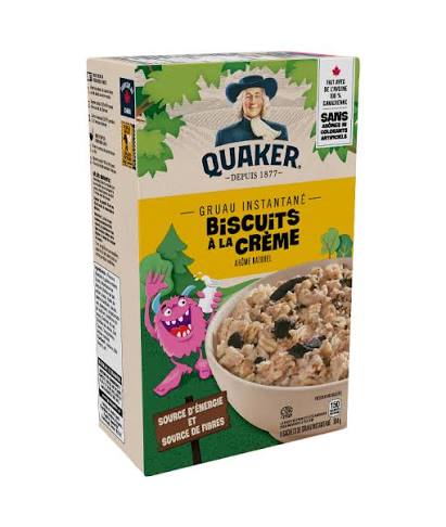 Quaker gruau biscuit crème 304g