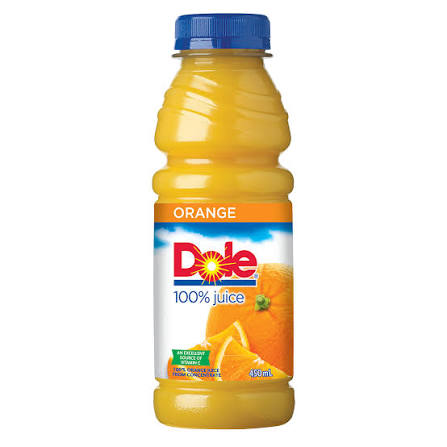 DOLE 100% JUS ORANGE 450ML