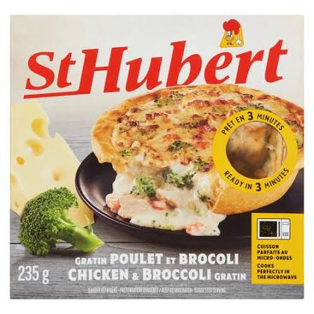 St hubert gratin poulet broco 235g