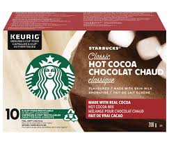 STARBUCKS K CUP CHOCO CHAUD 10UN