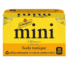 SCHWEPPES EAU TONIQUE 6x222ML