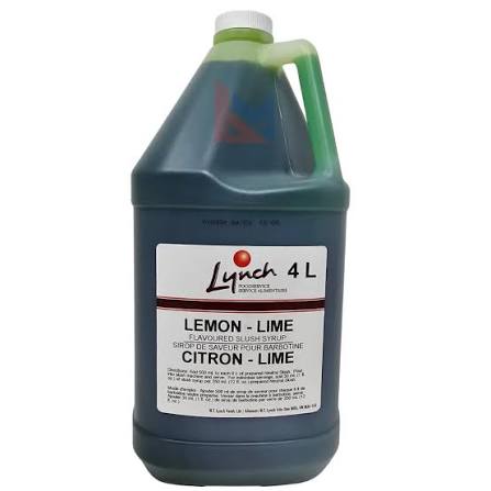 LYNCH CITRON-LIME SLUSH 4LT