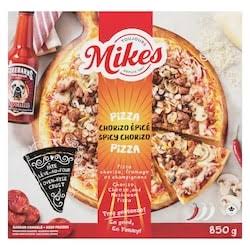 Mikes chorizo épicé pizza 850g