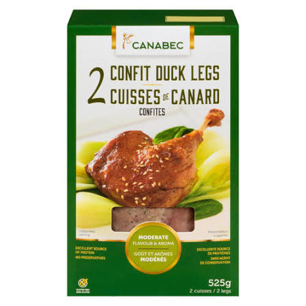 Canabec cuisses canard 525gr