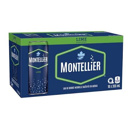 MONTELLIER EAU LIME 10x355ML
