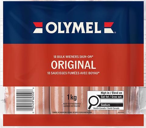 Olymel saucisses fumees 1kg