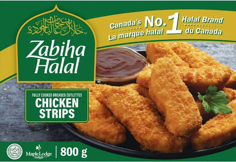 Halal lanières poulet panées 800g